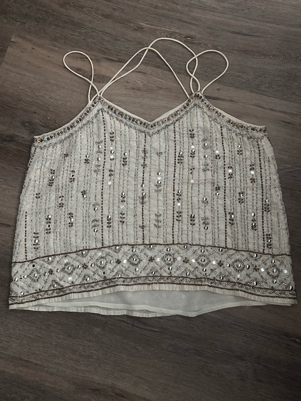Sequinned top
